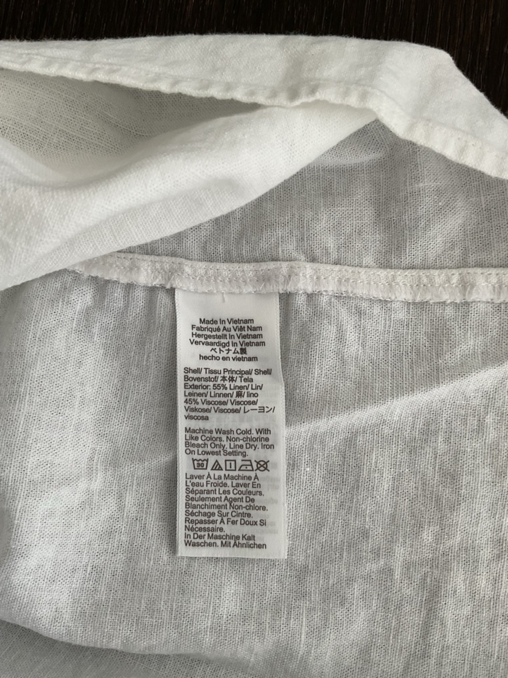 J. Crew White Ruffle-Strap Button Crop Top - Picture 7 of 7